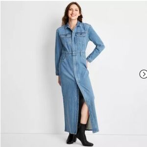 Denim Shirtdress